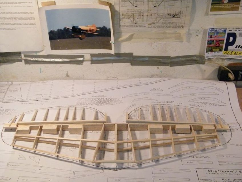 La construction de mon T-6, 1ère partie La construction de mon T-6, 1ère partie