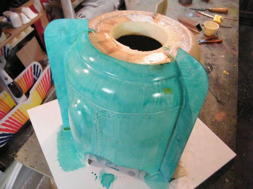 FW 190 1ère partie, moulage du capot FW 190 1ère partie, moulage du capot