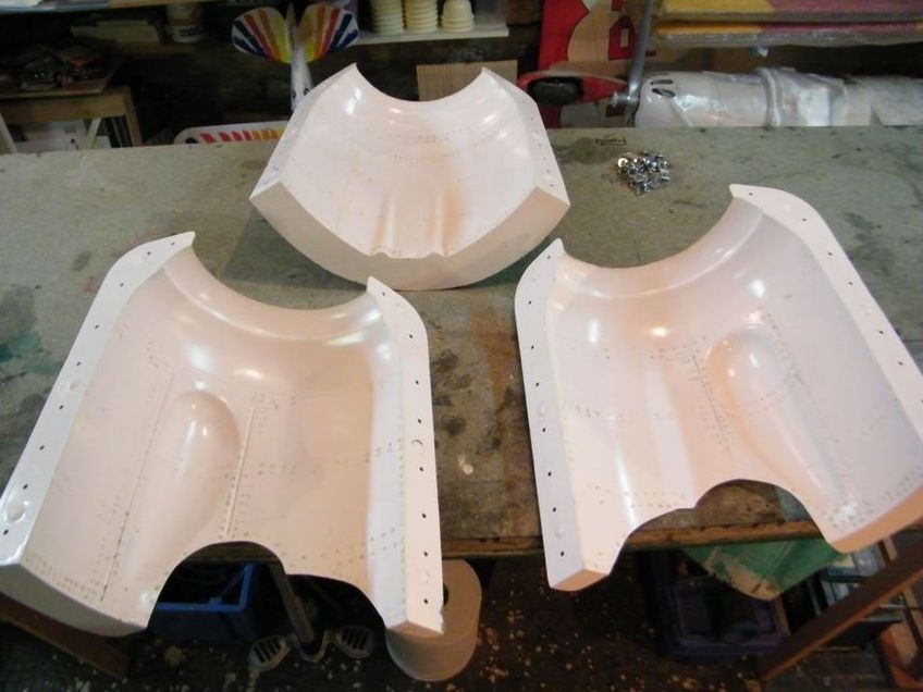 FW 190 1ère partie, moulage du capot FW 190 1ère partie, moulage du capot