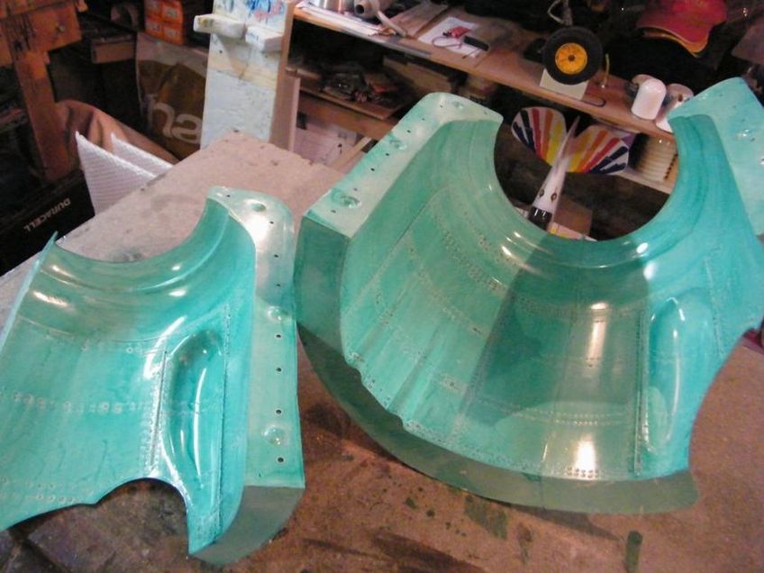 FW 190 1ère partie, moulage du capot FW 190 1ère partie, moulage du capot