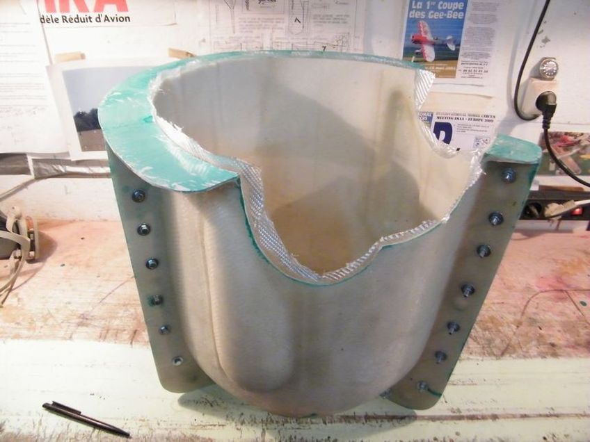 FW 190 1ère partie, moulage du capot FW 190 1ère partie, moulage du capot