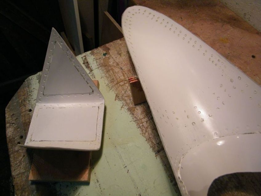 FW 190 3ème partie, moulage des montants de verrière