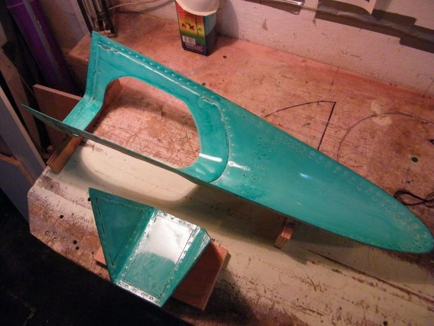 FW 190 3ème partie, moulage des montants de verrière FW 190 3ème partie, moulage des montants de verrière