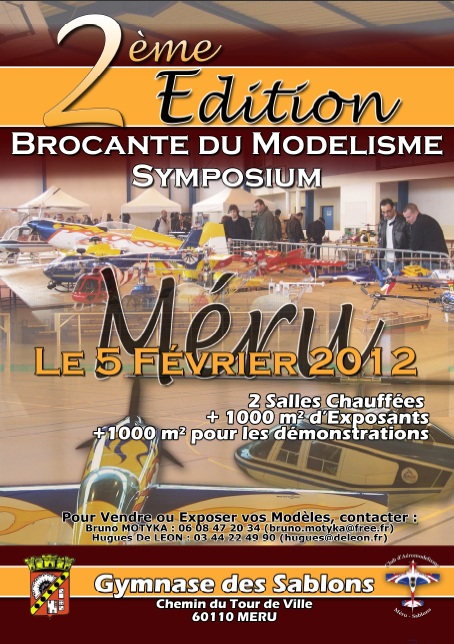 Affiche brocante MERU