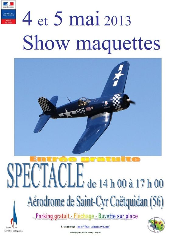 Affiche Show Maquettes
