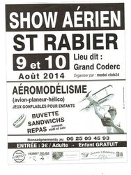 Affiche meeting saint rabier