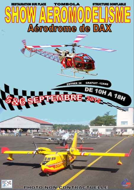 meeting aeromodelisme dax 2015