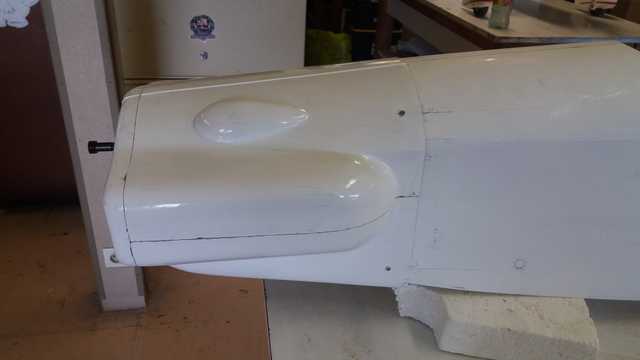 ajustage du capot sur le fuselage