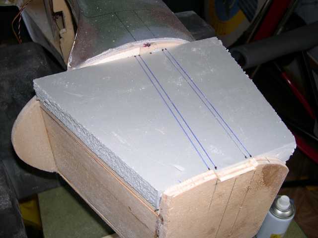 remplissage avec du roofmat